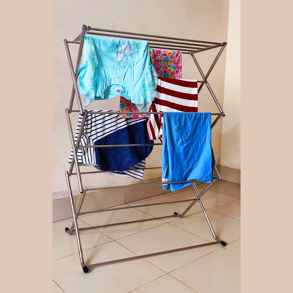 Stainless Steel Foldable Clothes Drying Rack | Durable & Rust-Free